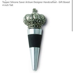 Arthur Court Silver Crown Wine Stopper